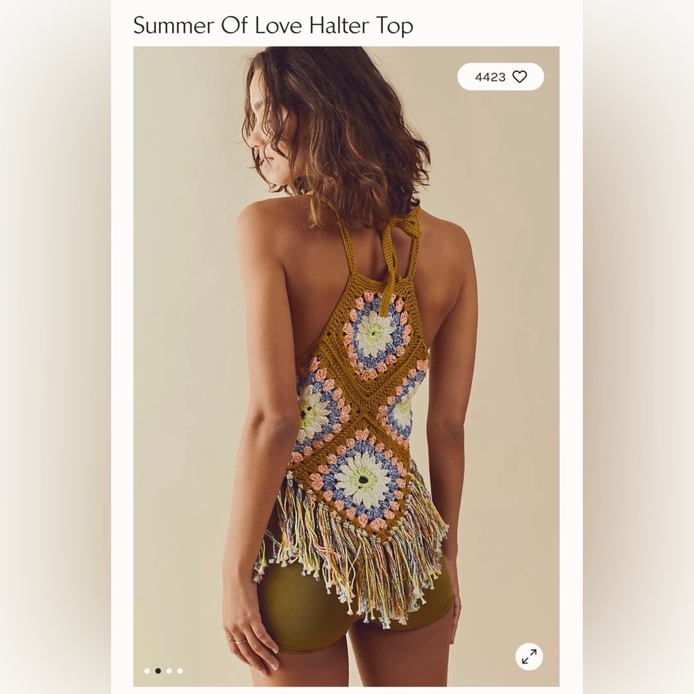 FREE PEOPLE Summer Of Love Halter Top